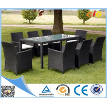 Leisure Garden 9PCS Dining Set Rattan Outdoor Furniture